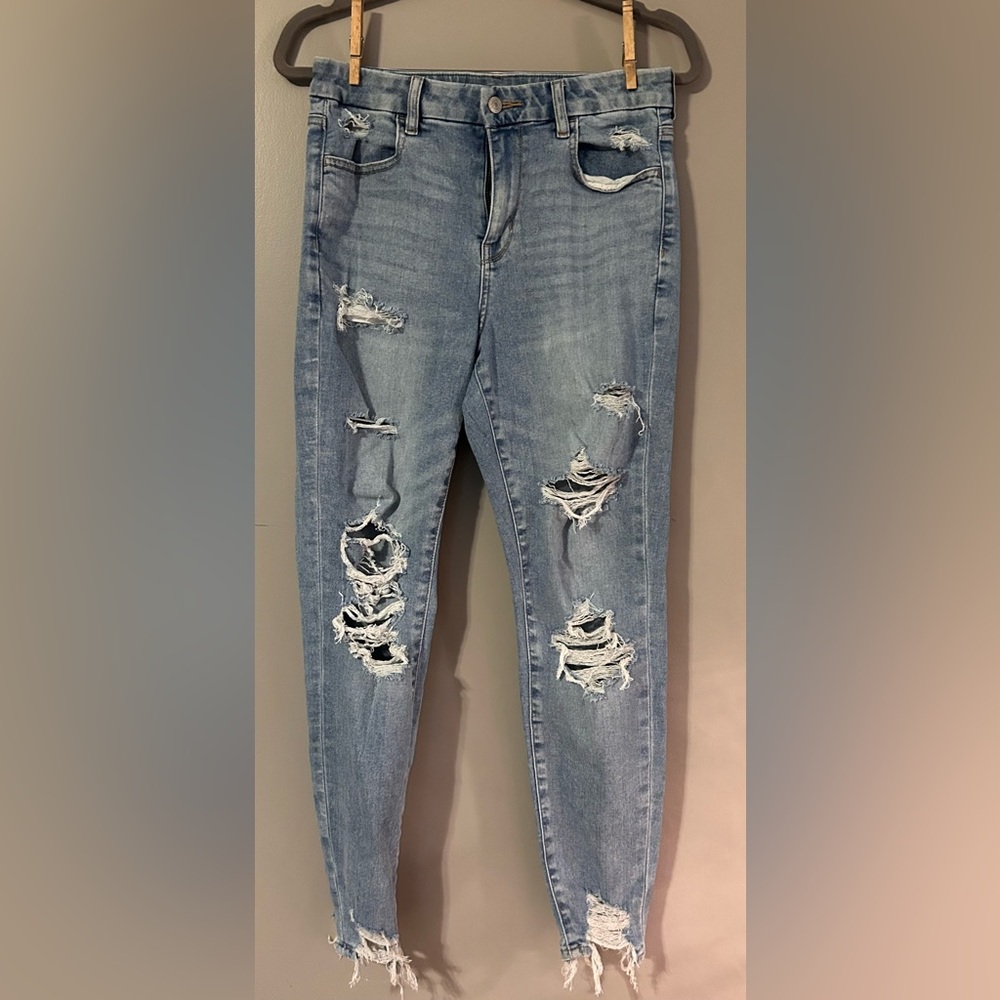 American Eagle curvy hi-rise jeggings size 8 regular